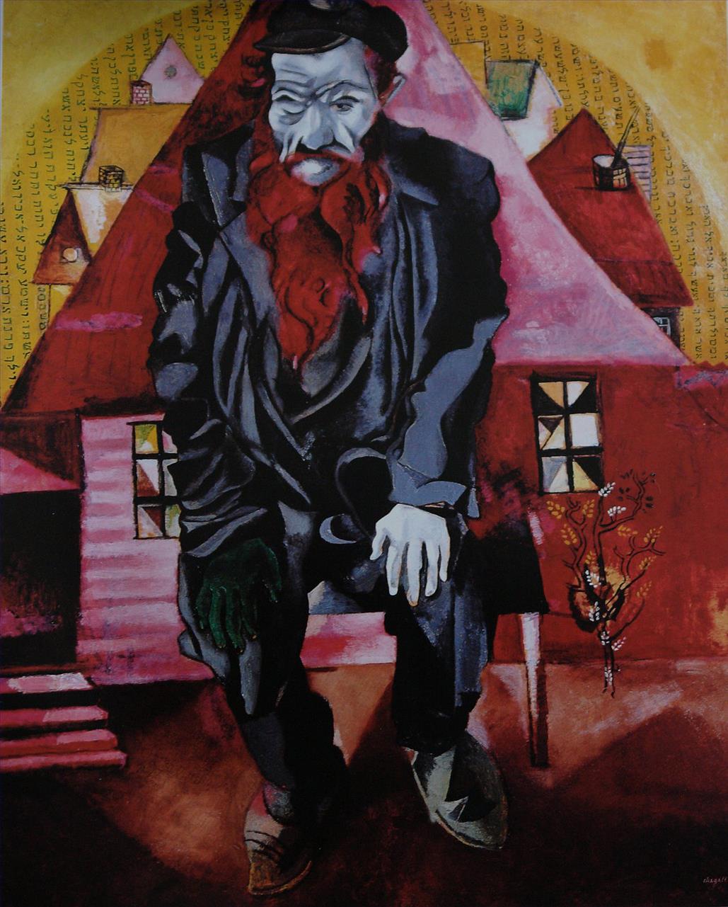 Le Juif Rouge Zeitgenosse Marc Chagall Ölgemälde